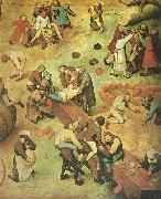 Pieter Bruegel, detalj fran barnens lekar